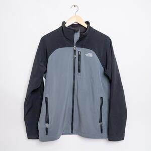 The North Face Boys Coat Black Grey Size XL 18/20